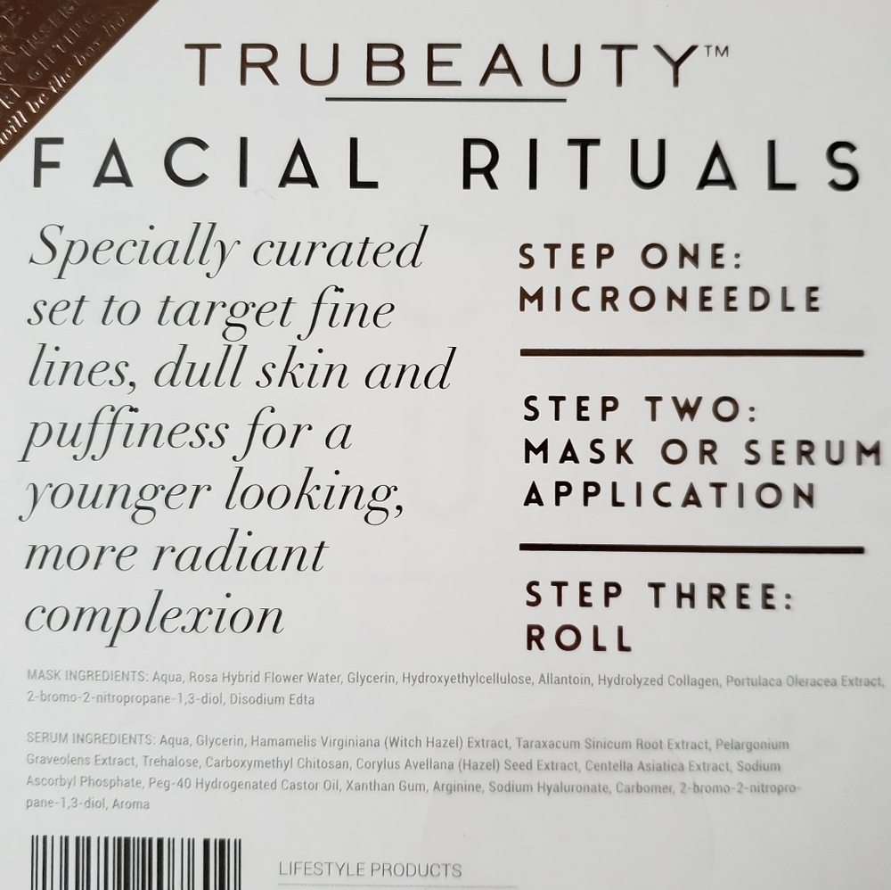 Trudeau Facial Rituals Collection Microneedle Gift Set NWT - Picture 8 of 8